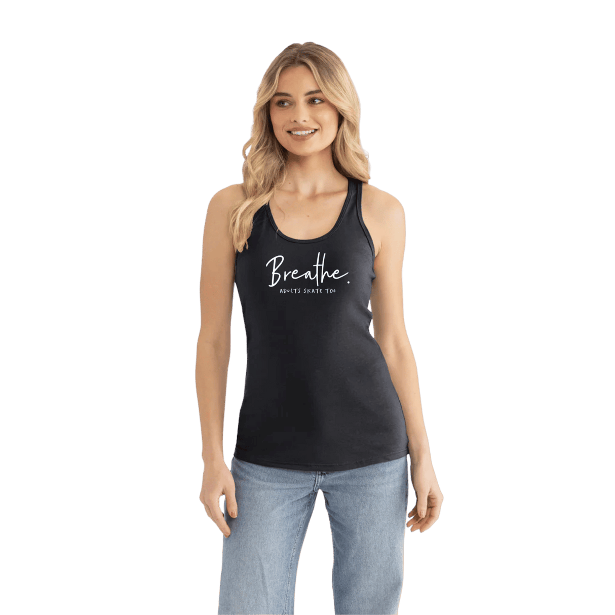 Breathe. Racerback Tank