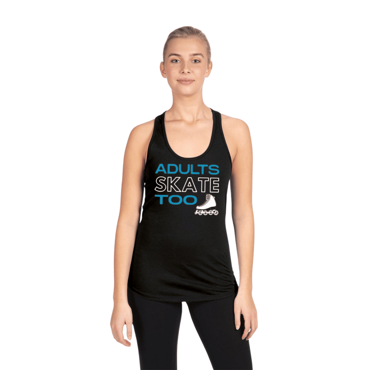 Adults Skate Too Inline Racerback Tank