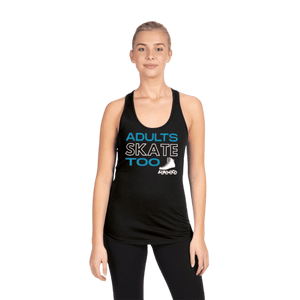 Adults Skate Too Inline Racerback Tank