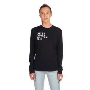 Lutz & Loop & Waltz & Flip. Long Sleeve