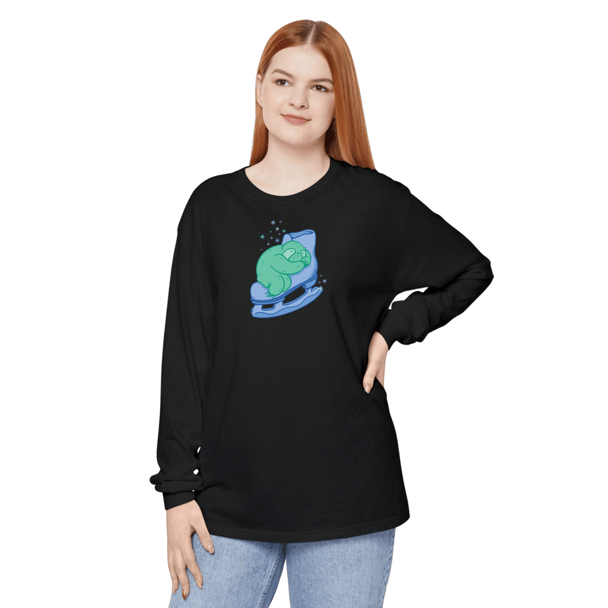Skating Sloth Long Sleeve