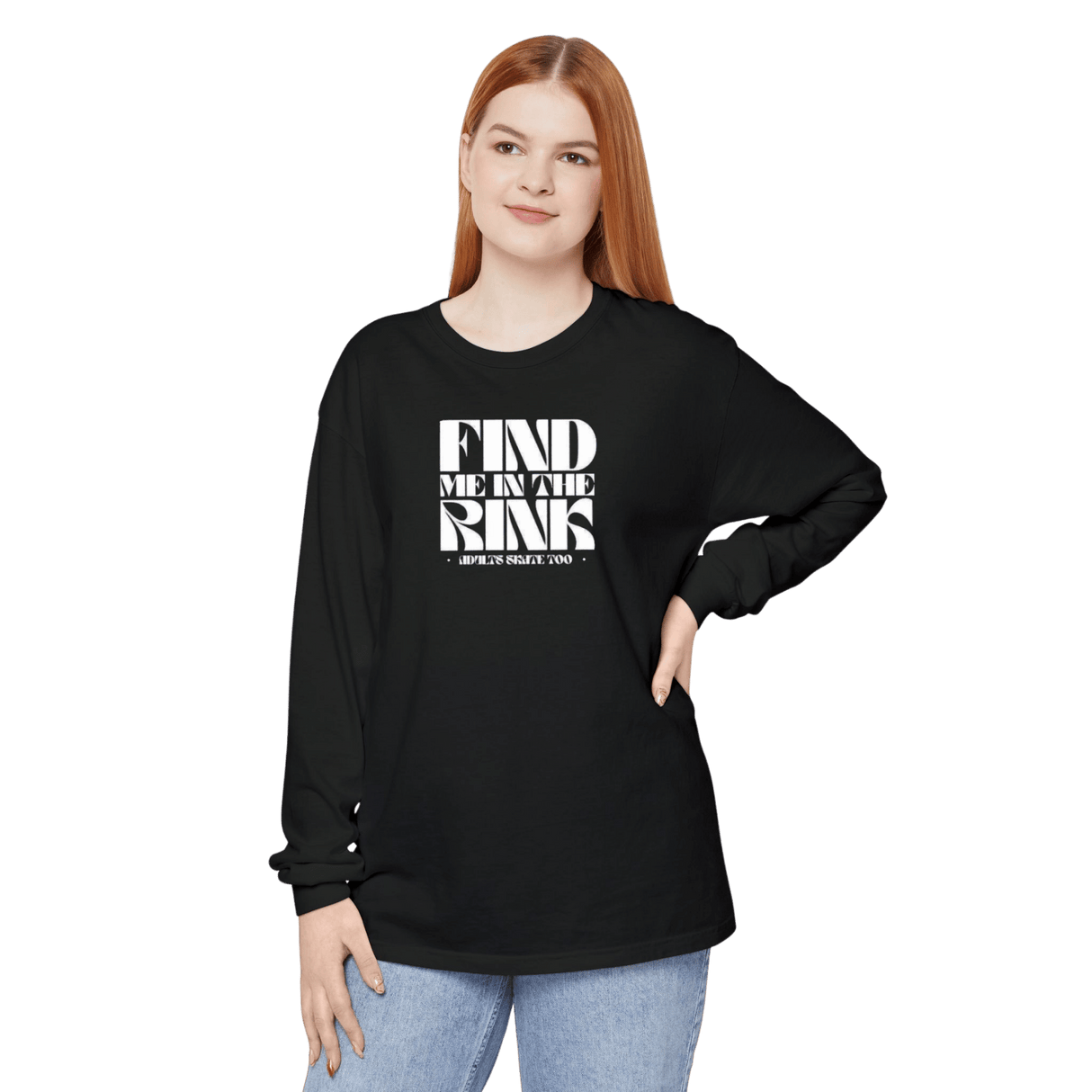 Find Me In The Rink Long Sleeve