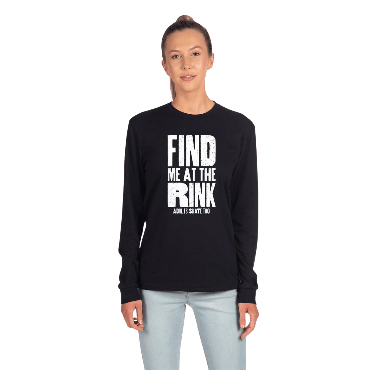 Find Me At The Rink Long Sleeve