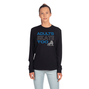 Adults Skate Too Glitter Edition Long Sleeve