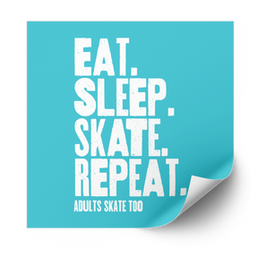 Eat Sleep Skate Repeat Plastisol Heat Transfer