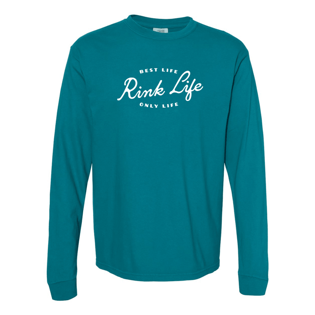 Rink Life Cotton Long Sleeve Crew - S - Adults Skate Too LLC