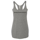 [VAULT] AST OG + Hashtag + Emoji Women’s Racerback Tank Tops (Multiple Designs) - Adults Skate Too LLC