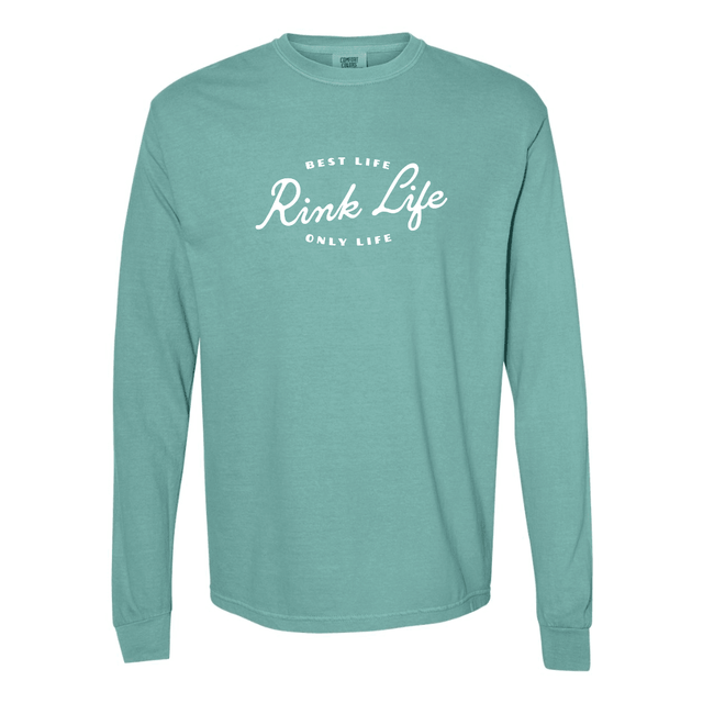 Rink Life Cotton Long Sleeve Crew - S - Adults Skate Too LLC