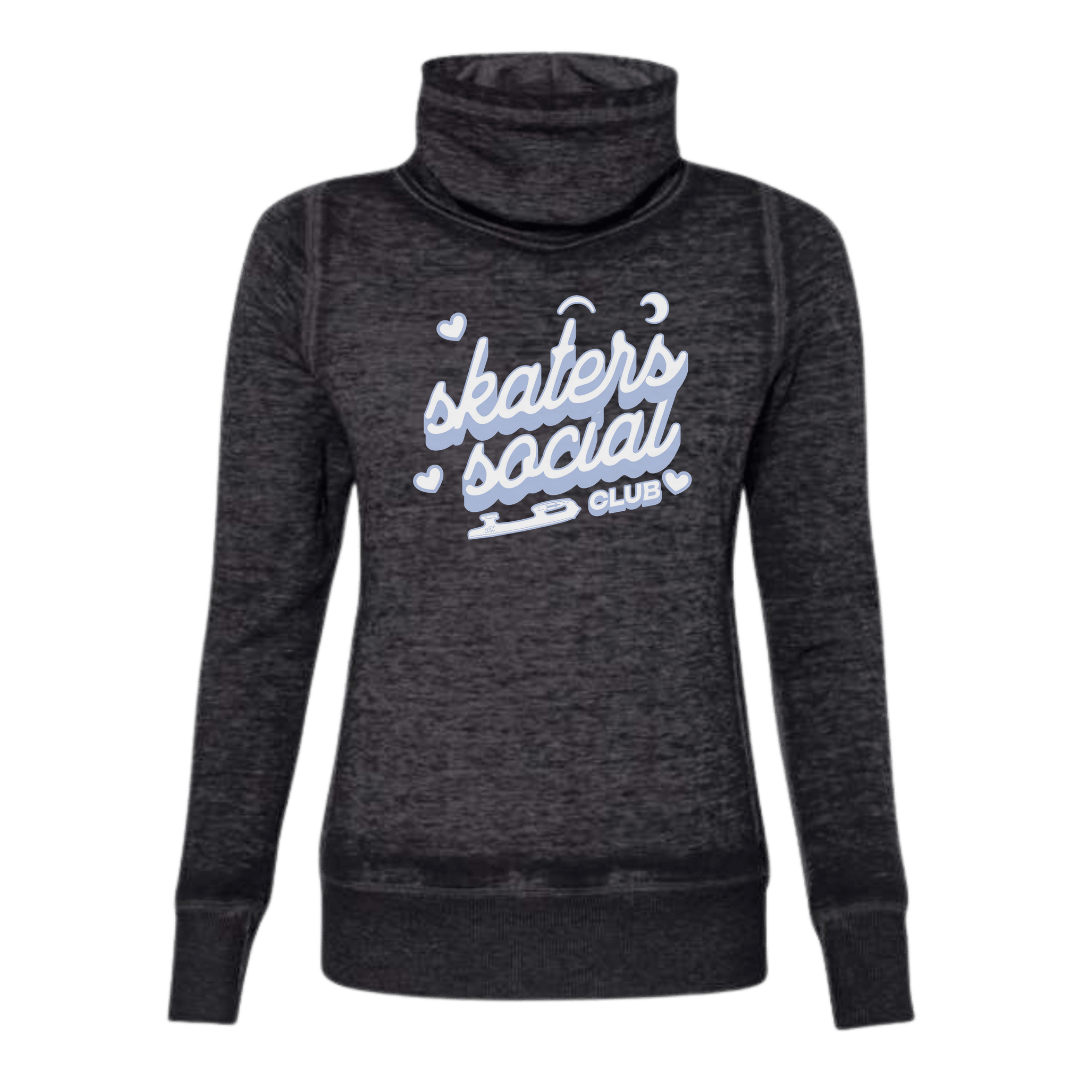 Skater's Social Club Cowl Neck Sweatshirt