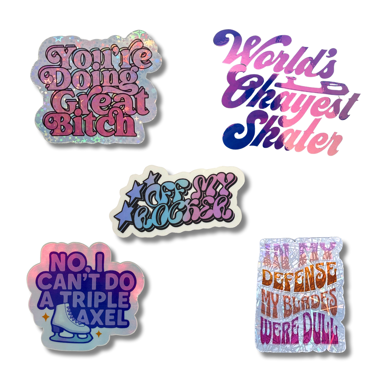 Sassy Skater Sticker Bundle