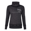 Ice Skate Heartstrings Cowl Neck Sweatshirt