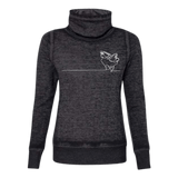 Ice Skate Heartstrings Cowl Neck Sweatshirt - Adults Skate Too LLC