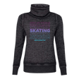 SKATING Cowl Neck Sweatshirt - Adults Skate Too LLC