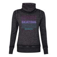 SKATING Cowl Neck Sweatshirt