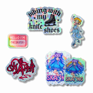 Vibes & Attitude Sticker Bundle - Adults Skate Too LLC