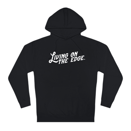 Living On The Edge Unisex Hoodie - Adults Skate Too LLC