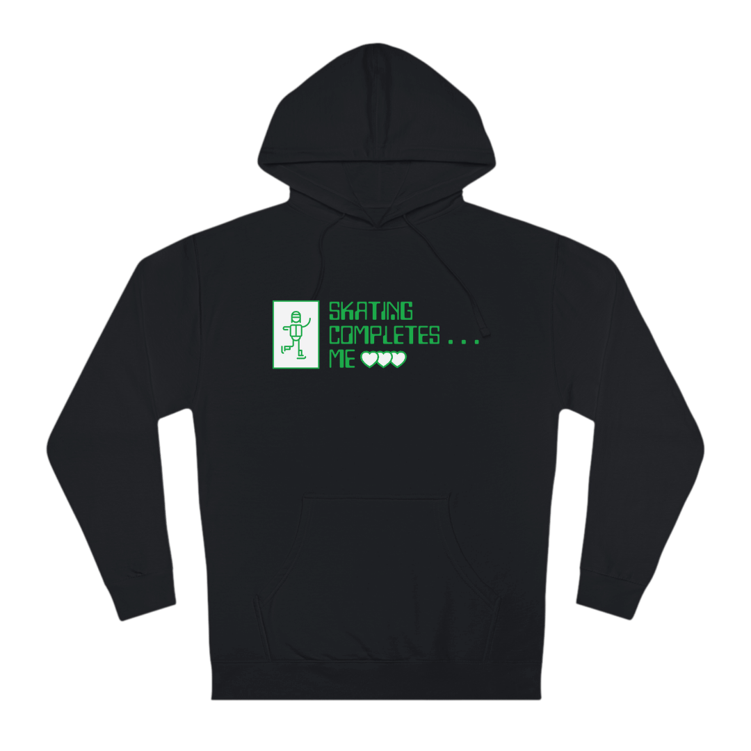 Skating Completes Me Unisex Hoodie - Adults Skate Too LLC