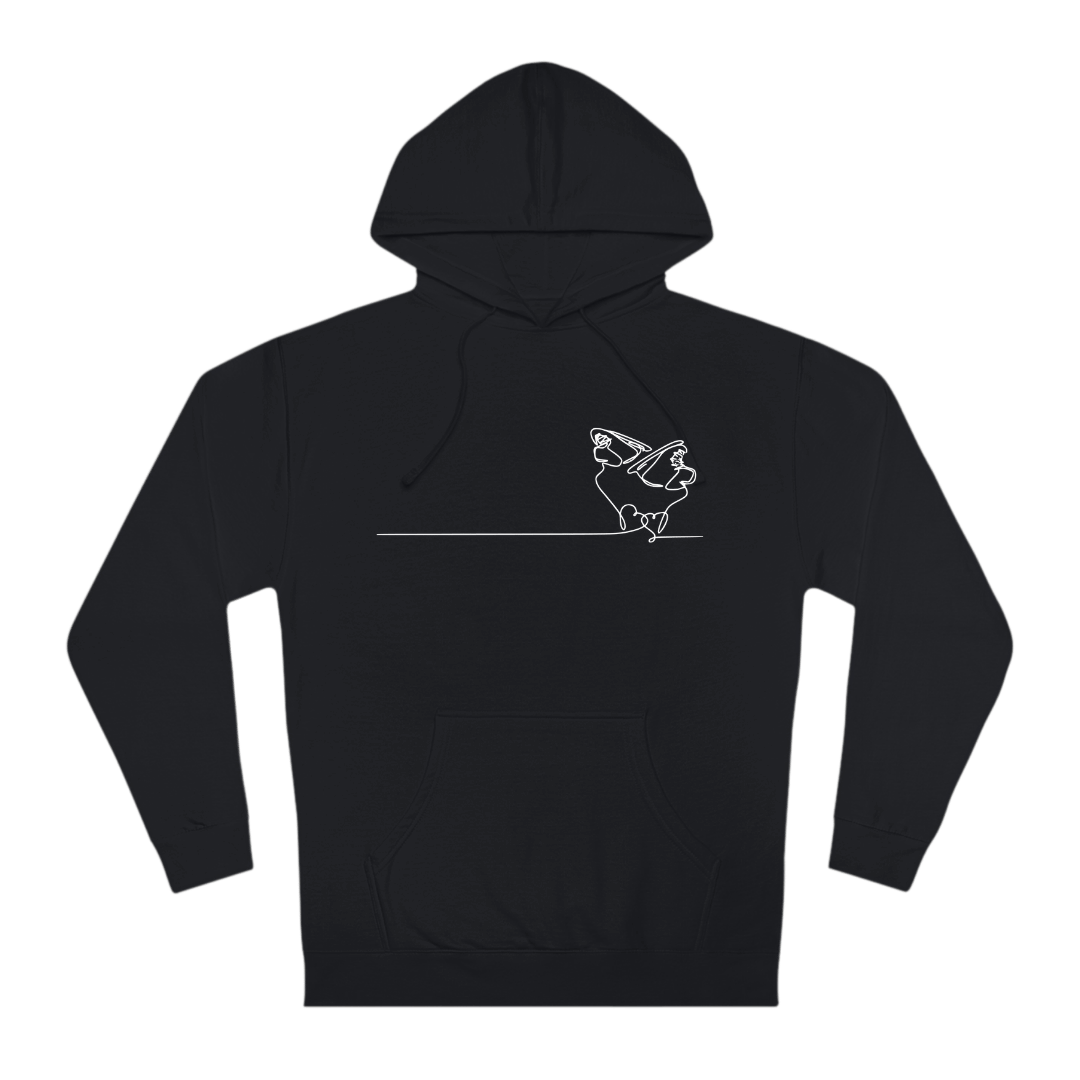 Ice Skate Heartstrings Unisex Hoodie - Adults Skate Too LLC