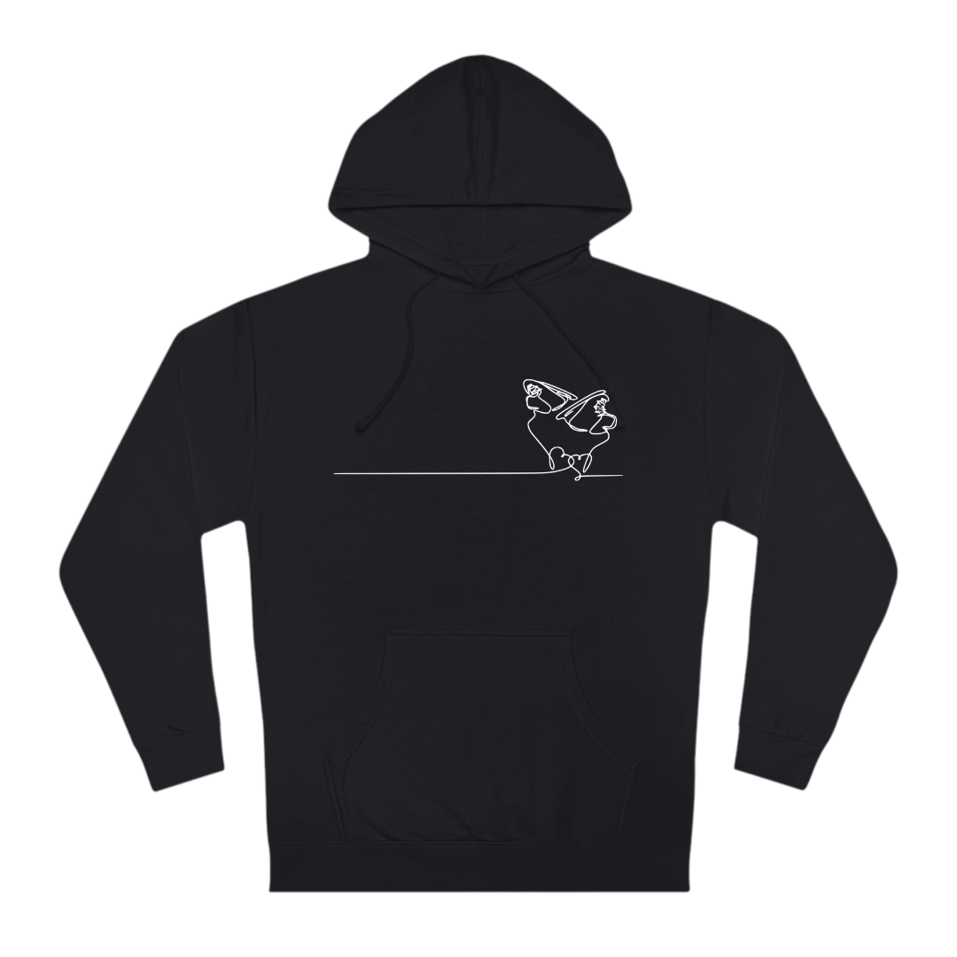 Ice Skate Heartstrings Unisex Hoodie