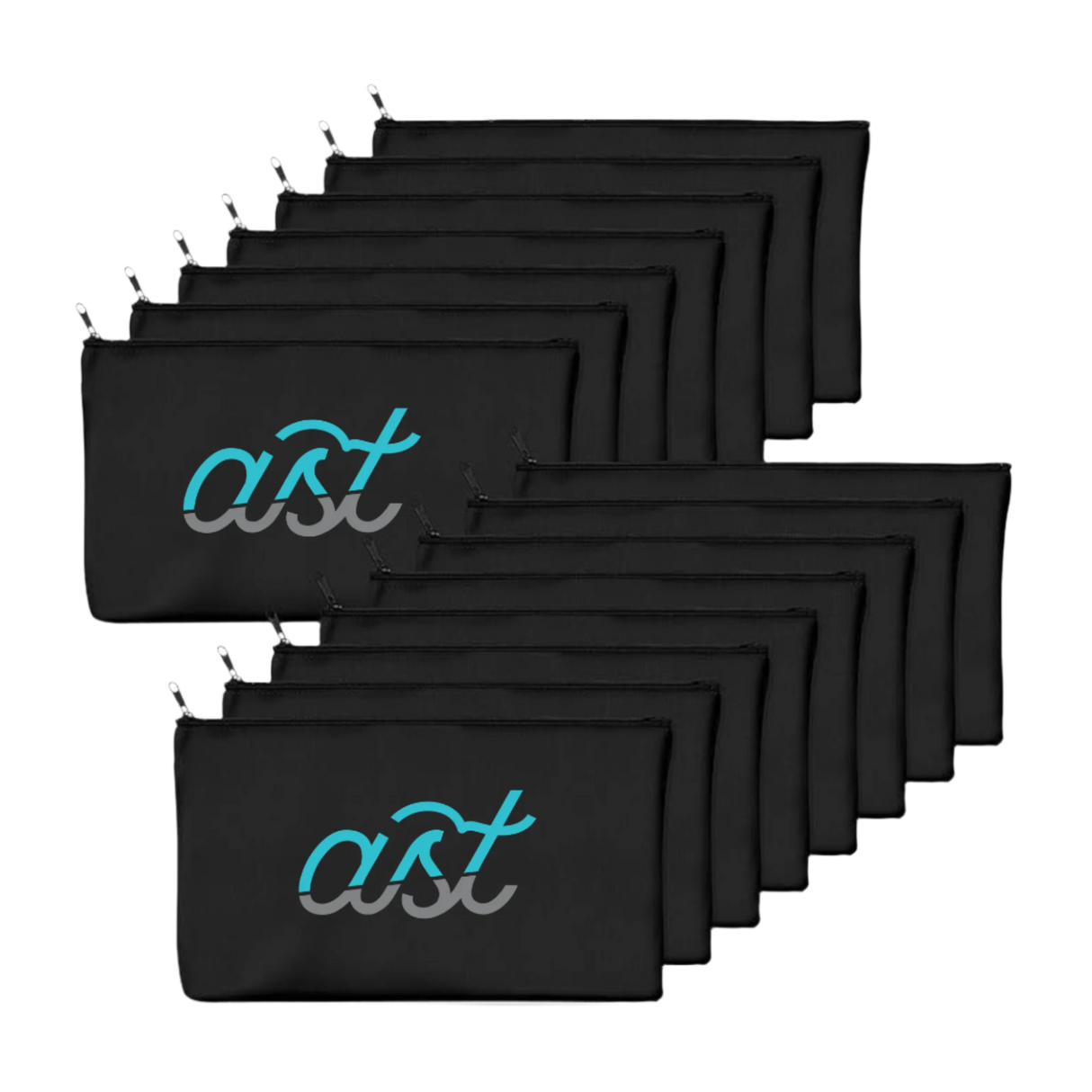 AST Canvas Zip Pouch For Accessories - 8.3” x 4.7”