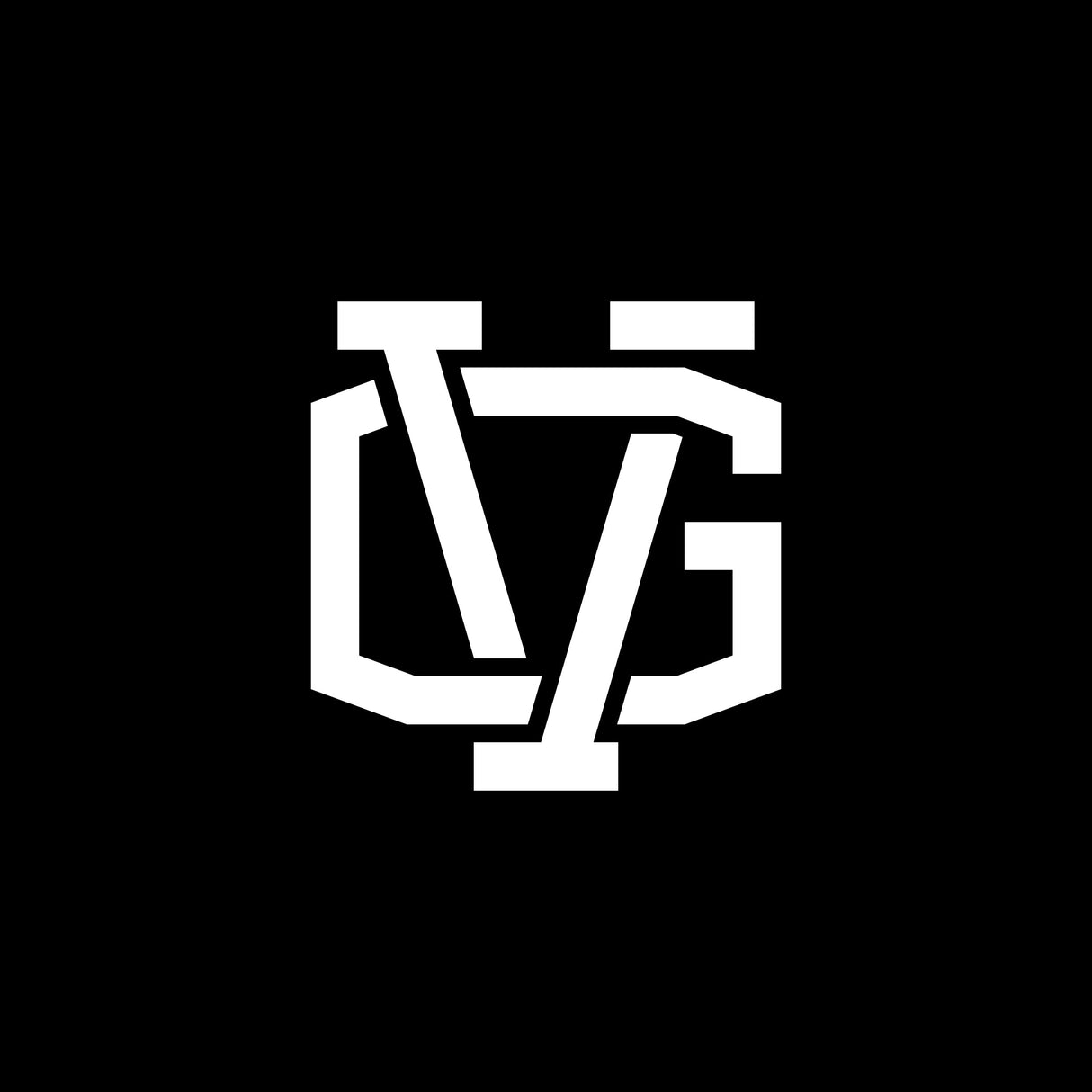 Monogram Die Cut Sticker