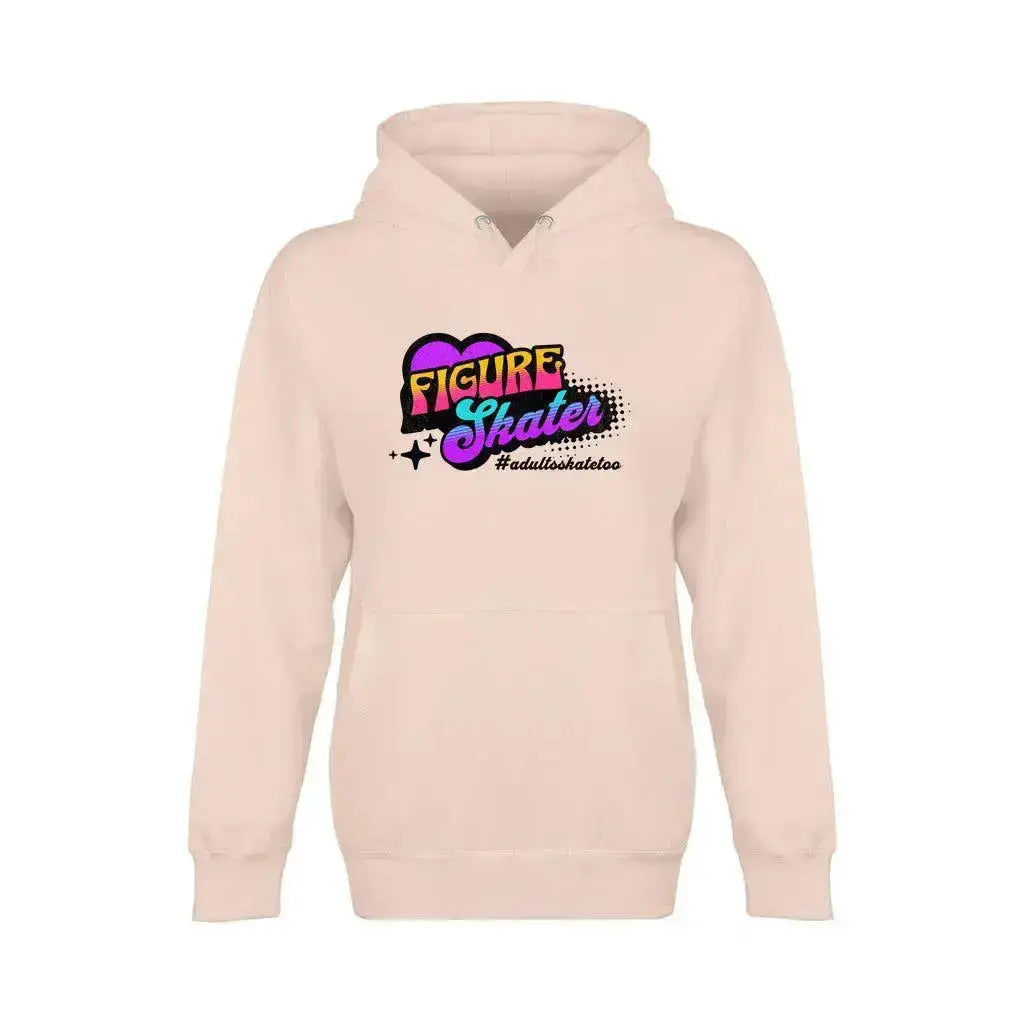 Vintage Figure Skater Unisex Premium Pullover Hoodie Adults Skate Too LLC