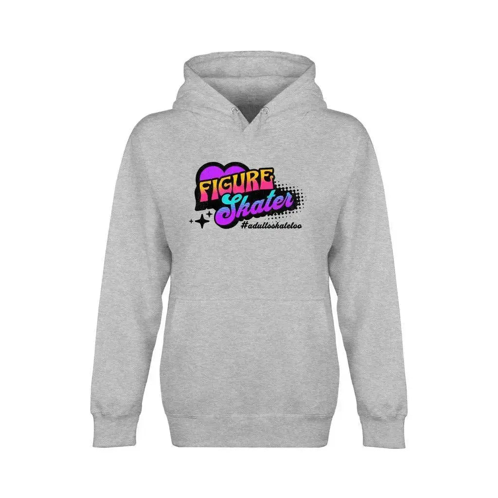 Vintage Figure Skater Unisex Premium Pullover Hoodie Adults Skate Too LLC