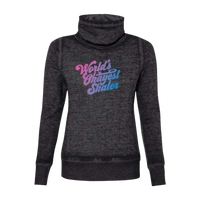 World's Okayest Skater Cowl Neck Sweatshirt