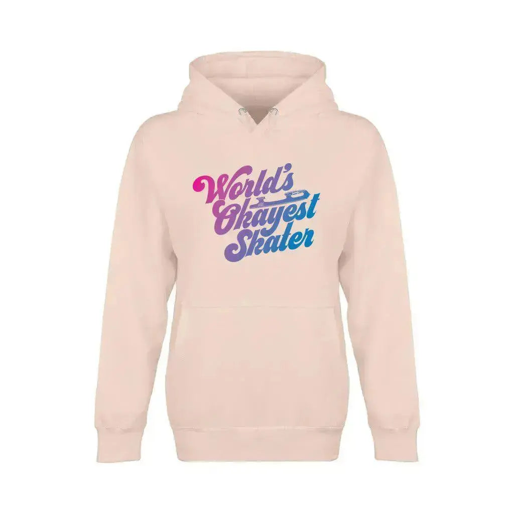 World's Okayest Skater Unisex Premium Pullover Hoodie Adults Skate Too LLC