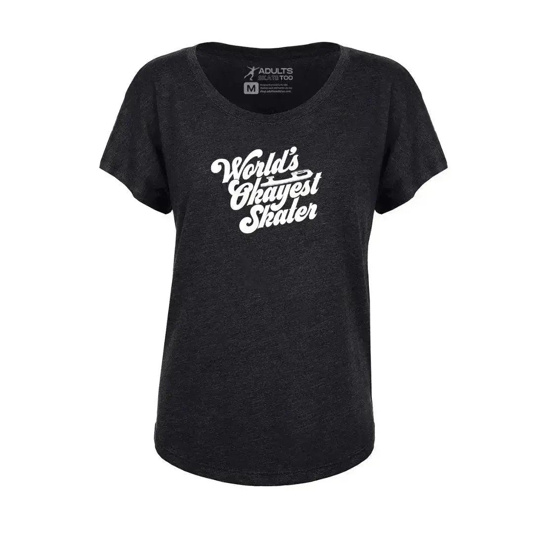 World's Okayest Skater Dolman Tee - XS, L