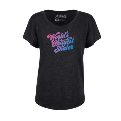 World's Okayest Skater Dolman Tee - XS, L