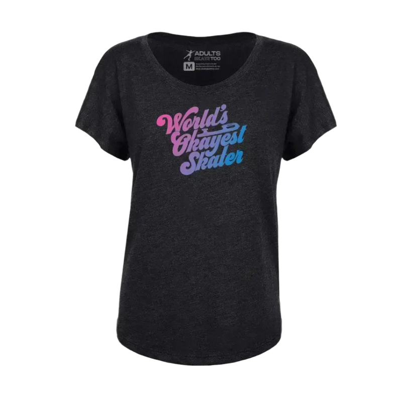 World's Okayest Skater Dolman Tee - XS, L