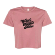 World's Okayest Skater Flowy Crop - Adults Skate Too LLC