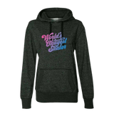 World's Okayest Skater Glitter Hoodie - Adults Skate Too LLC