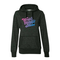 World's Okayest Skater Glitter Hoodie