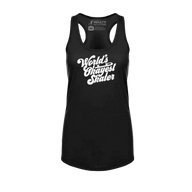 World's Okayest Skater Racerback Tank