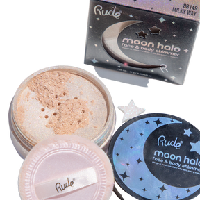 Rude Cosmetics Moon Halo Face & Body Shimmer