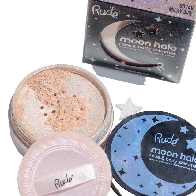 Rude Cosmetics Moon Halo Face & Body Shimmer