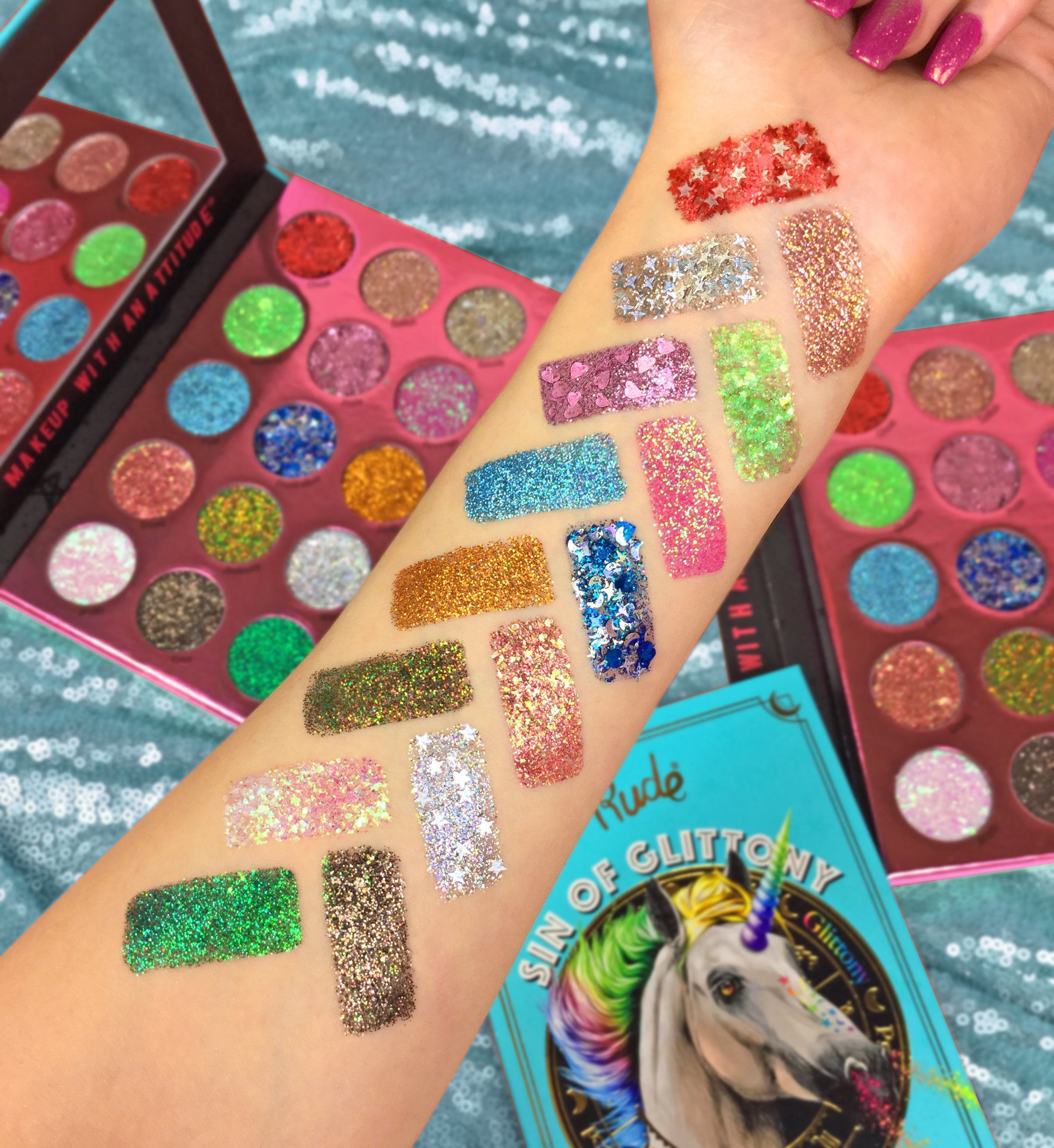 Sin of Glittony Glitter Palette - Adults Skate Too LLC