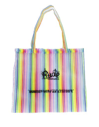 Rude Rainbow Shopping Bag - Large