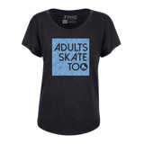 Ice Square Dolman Tee - Adults Skate Too LLC