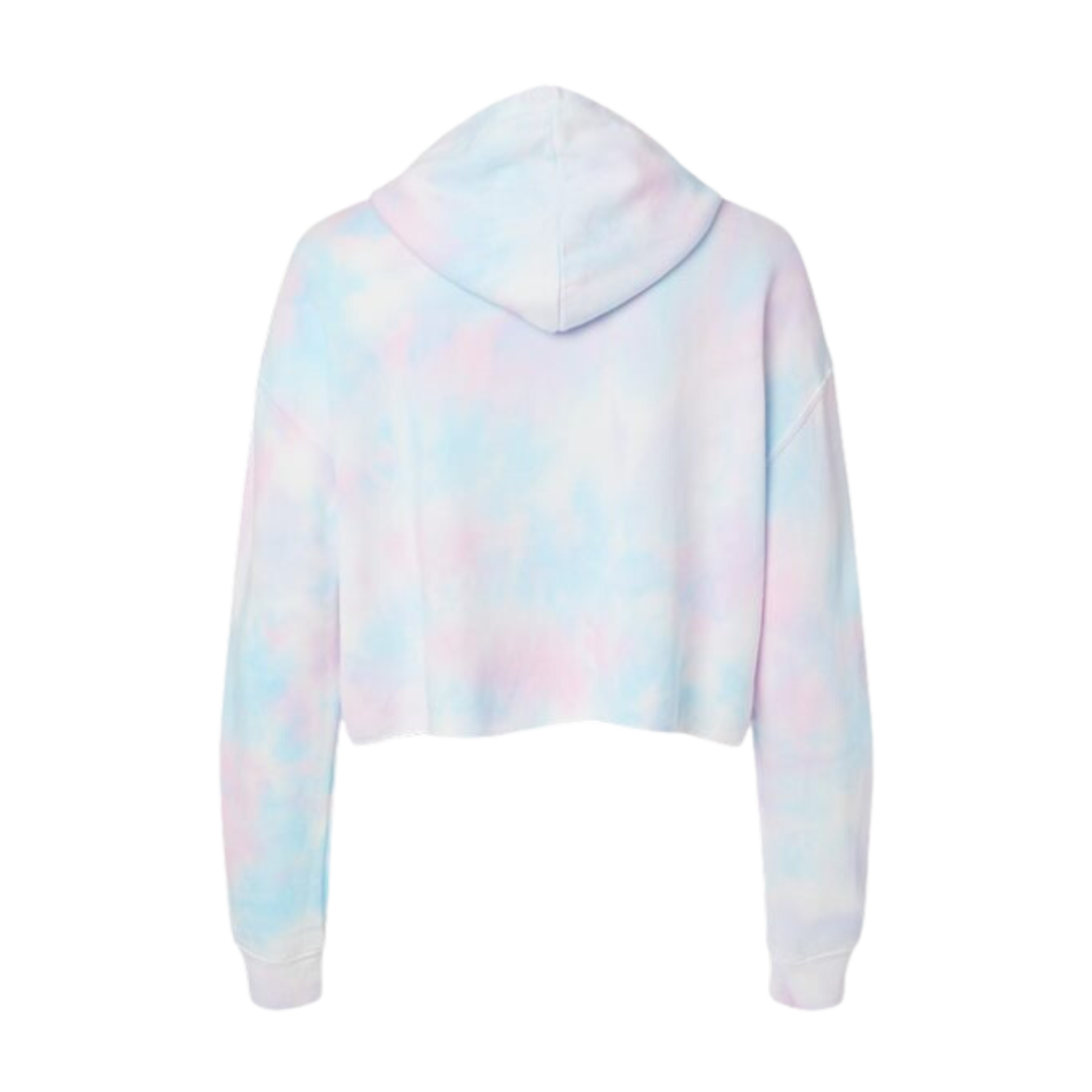 Skating Has My Heart Cotton Candy Hooded Crop