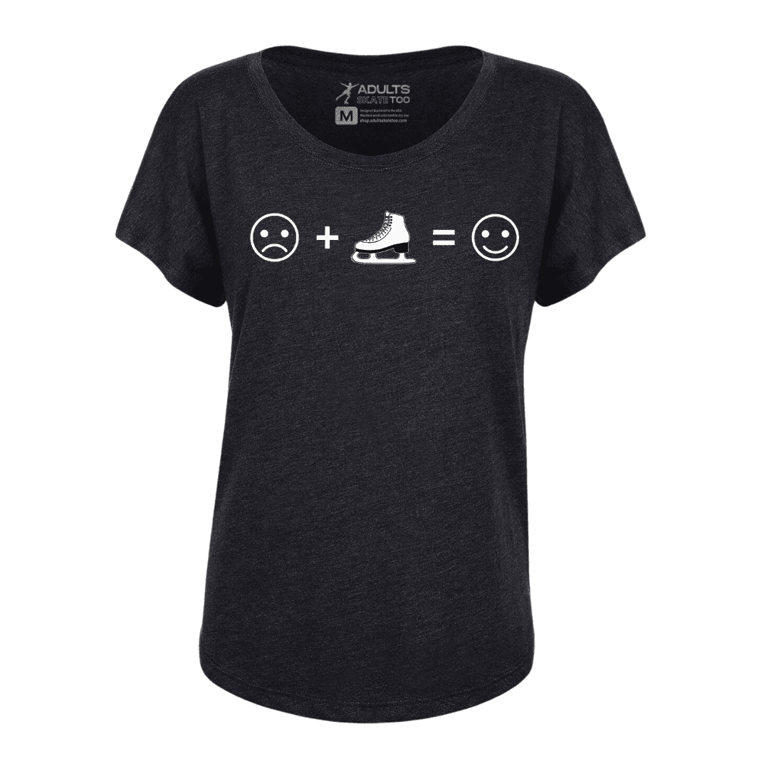 Emoji Dolman Tee - Adults Skate Too LLC