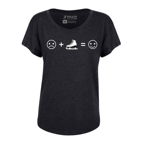 Emoji Dolman Tee - Adults Skate Too LLC