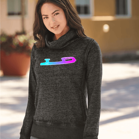 Blade Cowl Neck Sweatshirt - Adults Skate Too LLC