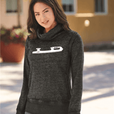 Blade Cowl Neck Sweatshirt - Adults Skate Too LLC