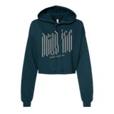 Dead Ice Women's Teal Hooded Crop - M, L - Adults Skate Too LLC