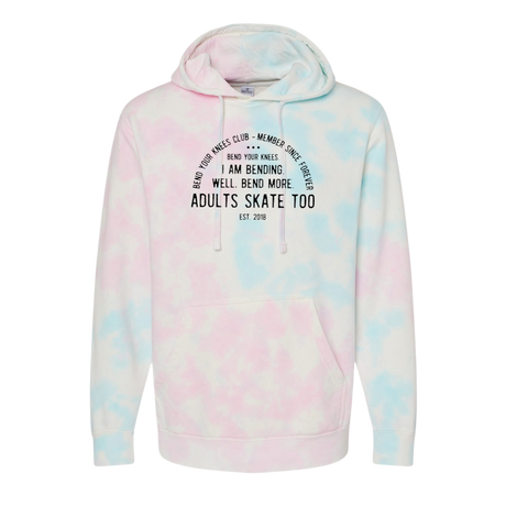 SALE | Bend Your Knees Club Cotton Candy Hoodie - S - Adults Skate Too