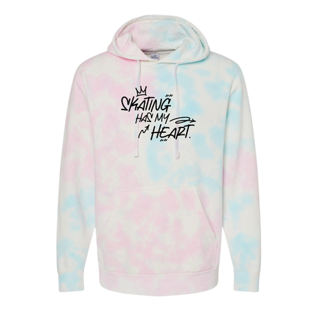 SALE | Skating Has My Heart Cotton Candy Hoodie - S - Adults Skate Too