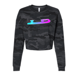 Ombre Blade Camo Women's Sweatshirt - M - Adults Skate Too LLC